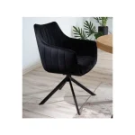 Vrtljivi jedilni stol AZIJA je eleganten, udoben in kakovosten. Vrtljiv je za 180 stopinj, kar omogoča enostavno uporabo in praktičnost. Podnožje je