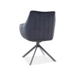 Vrtljivi jedilni stol AZIJA je eleganten, udoben in kakovosten. Vrtljiv je za 180 stopinj, kar omogoča enostavno uporabo in praktičnost. Podnožje je