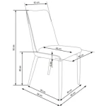 Jedilni stol BREST - slika 8