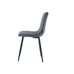 Jedilni stol FOXY velvet siva . Jedilni stol FOXY velvet siva je odlična rešitev za kombiniranje v minimalističen ali industrijski stil prostora.