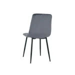 Jedilni stol FOXY velvet siva . Jedilni stol FOXY velvet siva je odlična rešitev za kombiniranje v minimalističen ali industrijski stil prostora.