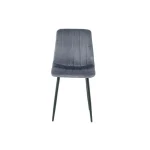 Jedilni stol FOXY velvet siva . Jedilni stol FOXY velvet siva je odlična rešitev za kombiniranje v minimalističen ali industrijski stil prostora.