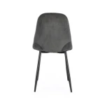 Jedilni stol IRELIA temno siva . Jedilni stol IRELIA temno siva, ima kovinske noge v črni barvi. Oblazinjenje je iz poliuretanske pene, ki je oblečeno v