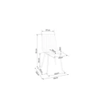 Jedilni stol KARLO - slika 7