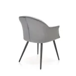 Jedilni stol LEV - siva . Jedilni stol LEV siva, je kvaliteten in kakovosten kos pohištva. Sedišče je narejeno iz mehke žametne tkanine, kar zagotavlja