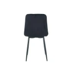 Jedilni stol MILA velvet črn - slika 8