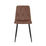 Jedilni stol MILA velvet rjava . Jedilni stol MILA velvet rjava je odlična rešitev za kombiniranje v minimalističen ali industrijski stil prostora.