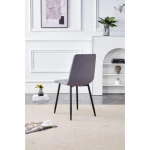 Jedilni stol MILA velvet siva . Jedilni stol MILA velvet siva je odlična rešitev za kombiniranje v minimalističen ali industrijski stil prostora.