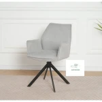 Jedilni stol NELI . Jedilni stol NELI je eleganten in praktičen kos pohištva. Stol je oblečen v blago, kar doprinese eleganco v vsak prostor. Stol ima