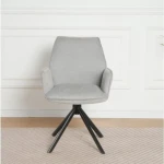 Jedilni stol NELI . Jedilni stol NELI je eleganten in praktičen kos pohištva. Stol je oblečen v blago, kar doprinese eleganco v vsak prostor. Stol ima