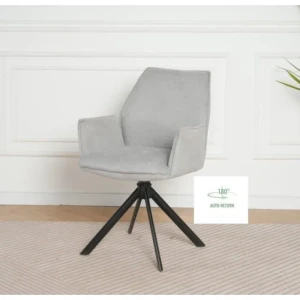 Jedilni stol NELI . Jedilni stol NELI je eleganten in praktičen kos pohištva. Stol je oblečen v blago, kar doprinese eleganco v vsak prostor. Stol ima