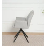 Jedilni stol NELI . Jedilni stol NELI je eleganten in praktičen kos pohištva. Stol je oblečen v blago, kar doprinese eleganco v vsak prostor. Stol ima