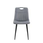 Jedilni stol VALERIO velvet siva . Jedilni stol VALERIO velvet siva je odlična rešitev za kombiniranje v minimalističen ali industrijski stil prostora.