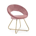 Jedilni stol VANITY roza . Jedilni stol VANITY v roza barvi, je eleganten in modernega dizajna. Stol je udoben saj je oblazinjen v poliuretansko peno, ki je