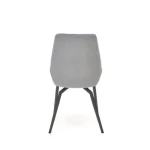 Jedilni stol VERENA - siva . Jedilni stol VERENA - siva, je kvaliteten in kakovosten kos pohištva. Sedišče je narejeno iz mehke žametne tkanine, kar