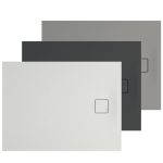 KAD ZA PRHANJE, KOTNA AQUAESTIL STONE DELUXE 120X70 ČRNA