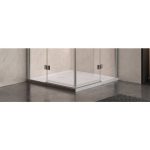 KAD ZA PRHANJE, KOTNA KOLPA SAN HOPP 90X80 LLM BELA LAHKI LITI MARMOR - slika 8