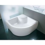 KAD ZA PRHANJE, POLKROŽNA KOLPA SAN DIXIE 90 R 550 BELA POLKROŽNA ZA VZIDAVO