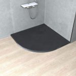 KAD ZA PRHANJE, POLKROŽNA KOLPA SAN MOONWALK 90X90 R550 LM ANTRACIT