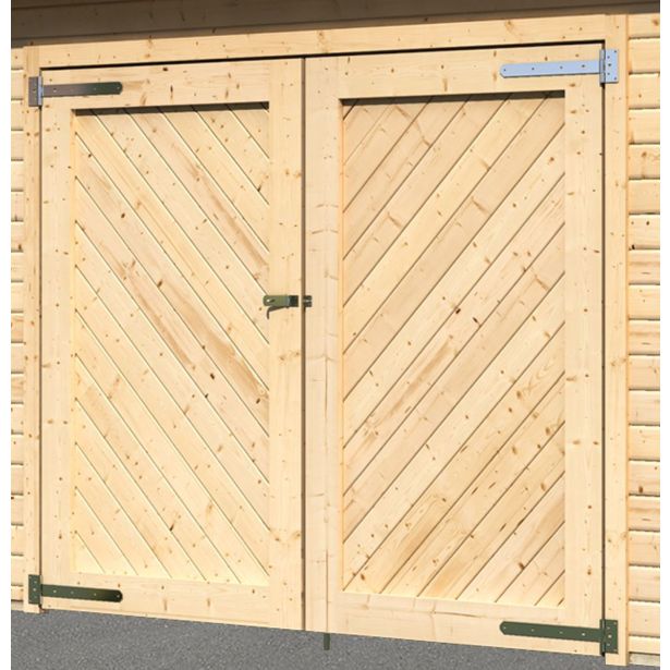 karibu-lesena-vrtna-hiska-garaza-372x309x522-3079796-4 KARIBU LESENA VRTNA HIŠKA GARAŽA 372X309X522 - slika 15