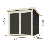 KARIBU WANDLITZ 3 LESENA VRTNA HIŠKA - slika 8