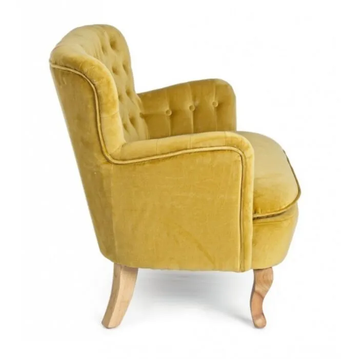 Kavč 2P ORLINS gorčična barva Kavč 2P ORLINS gorčična barva . Kavč ORLINS je narejen iz borovega lesa, prevleka je iz prešitega bombaža z žametnim učinkom. Obloga je iz