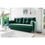 KAVČ ALEJA zelena . Kavč ALEJA je idealen kos pohištva, da popestri prostor. Je odlična garnitura po odlični ceni. Narejen je iz kvalitetnih materialov in