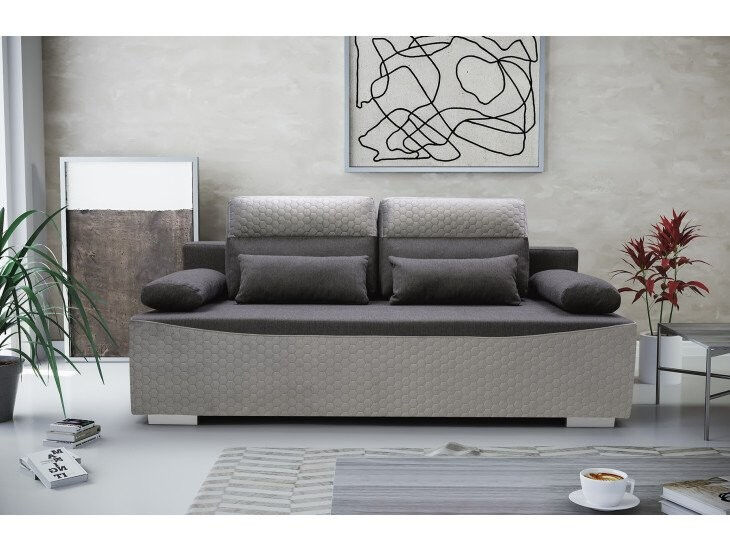 ALEŠA je sodoben in ekeganten kavč iz kakovostnih tkanin. Kavč lahko raztegnete v dodatno ležišče, kar zagotavlja dodatno udobje in sprostitev. Ima