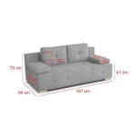 Kavč AMORIS 1 - slika 7