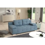 Kavč AMORIS pastelno moder . Kavč AMORIS je idealen kos pohištva, da popestri prostor. Je odlična garnitura po odlični ceni. Narejen je iz kvalitetnih