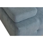 Kavč AMORIS pastelno moder . Kavč AMORIS je idealen kos pohištva, da popestri prostor. Je odlična garnitura po odlični ceni. Narejen je iz kvalitetnih