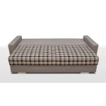 Retro kavč BRANE je praktičen in raztegljiv. Narejen je iz kvalitetnega blaga. Pri raztegnitvi vam pomaga mehanizem. Kavč ima predal za spravljanje