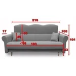 Kavč CAROL . Kavč CAROL je primeren za vsak prostor. Je modernega dizajna in prijetnih barv. Zagotovil bo udobje počitka in lepo okrasil dnevno sobo. Ima