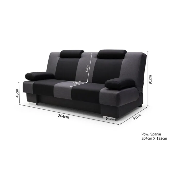 Kavč CHANDLER Kavč CHANDLER . Kavč CHANDLER je praktičen kavč z možnostjo raztega. Na voljo je v štirih barvnih kombinacijah. Material: - Ogrodje: les, kromirane noge