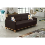 Kavč DARWIN . Kavč DARWIN je praktičen kavč z možnostjo raztega. Na voljo je v sedmih barvah. Zraven dobite dve okrasni blazini. Material: - Ogrodje: