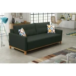 Kavč DARWIN . Kavč DARWIN je praktičen kavč z možnostjo raztega. Na voljo je v sedmih barvah. Zraven dobite dve okrasni blazini. Material: - Ogrodje: