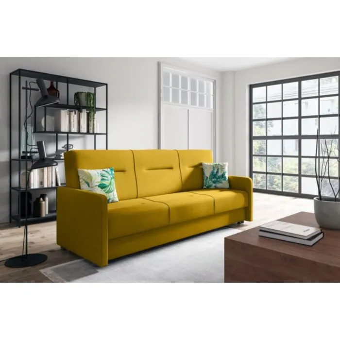 Kavč GAJA rumeno blago Kavč GAJA rumeno blago . Kavč GAJA je idealen kos pohištva, ki popestri vaš prostor. Je odlična garnitura po odlični ceni. Narejen je iz kvalitetnih