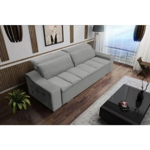 Kavč GANDALF . GANDALF je moderen in eleganten kavč iz kakovostne tkanine. Pri raztegnitvi v spalni položaj si pomagate s posebnim mehanizmom. Vzmetenje je