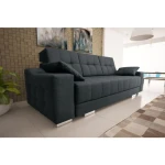 Kavč JAGO . Kavč JAGO je praktičen in eleganten. Narejen je iz kvalitetnega blaga in ima valovito vzmetenje. Kavč se raztegne, tako da se lahko na njem