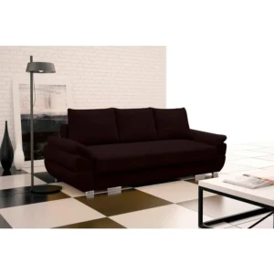 Kavč KRISTA 3 . Kavč KRISTA je praktičen in eleganten. Narejen je iz umetnega usnja. Kavč je vzmeten z Bonell vzmetenjem, zato je spanje na njem udobno.