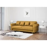 Kavč KRISTY . Kavč KRISTY je primeren za vsak prostor. Je modernega dizajna in brezhibnega izgleda. Ima možnost da se raztegne in vsebuje predal za