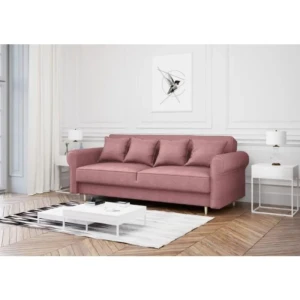 Kavč KRISTY . Kavč KRISTY je primeren za vsak prostor. Je modernega dizajna in brezhibnega izgleda. Ima možnost da se raztegne in vsebuje predal za