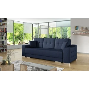 Kavč MARSAL . MARSAL je klasičen kavč iz kakovostne tkanine. Pri raztegnitvi v spalni položaj vam pomaga posebni mehanizem. Vzmetenje je valovitega tipa.