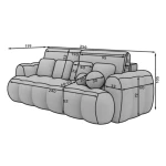 Kavč ONDINA - slika 22