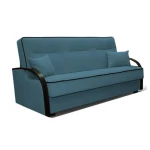 Kavč PEGAS 1 . Kavč PEGAS 1 je idealen kos pohištva, da popestri prostor. Garnituri dodajo dodatno eleganco črni nasloni za roko ter črni robovi. Je