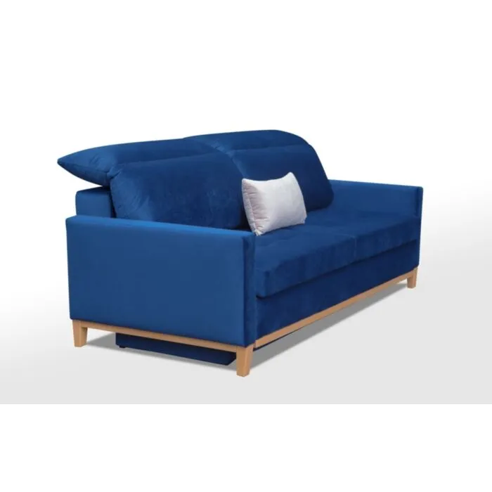 Kavč PERRY Kavč PERRY . Moderen kavč PERRY je narejen iz kvalitetne tkanine in ima snemljivo oblazinjeno hrbtišče. Ogrodje in noge so iz lesa. Kavč se lahko raztegne