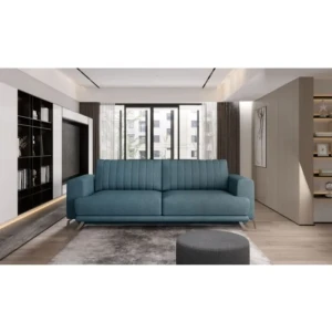 Kavč SELENE 2 . Kavč SELENE 2 je narejen iz vrhunskih materialov. Dobavljiv je v kvalitetnem blagu. Ima pomožno ležišče in je vzmeten. Dobavljiv je v