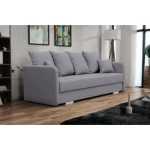 Kavč SENEKA . Kavč SENEKA je praktičen in eleganten. Narejen je iz kvalitetnega blaga. Pri raztegnitvi vam pomaga mehanizem. Kavč ima predal za spravljanje