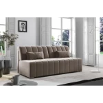 Kavč SOFIA . Kavč SOFIA je idealen kos pohištva, ki popestri vaš prostor. Je odlična garnitura po odlični ceni. Narejen je iz kvalitetnih materialov in