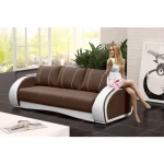 Kavč TALIA . Moderni kavč TALIA je narejen iz kvalitetnega blaga. Kavč je vzmeten z Bonell vzmetenjem, zato je spanje na njem udobno. Pri raztegnitvi vam